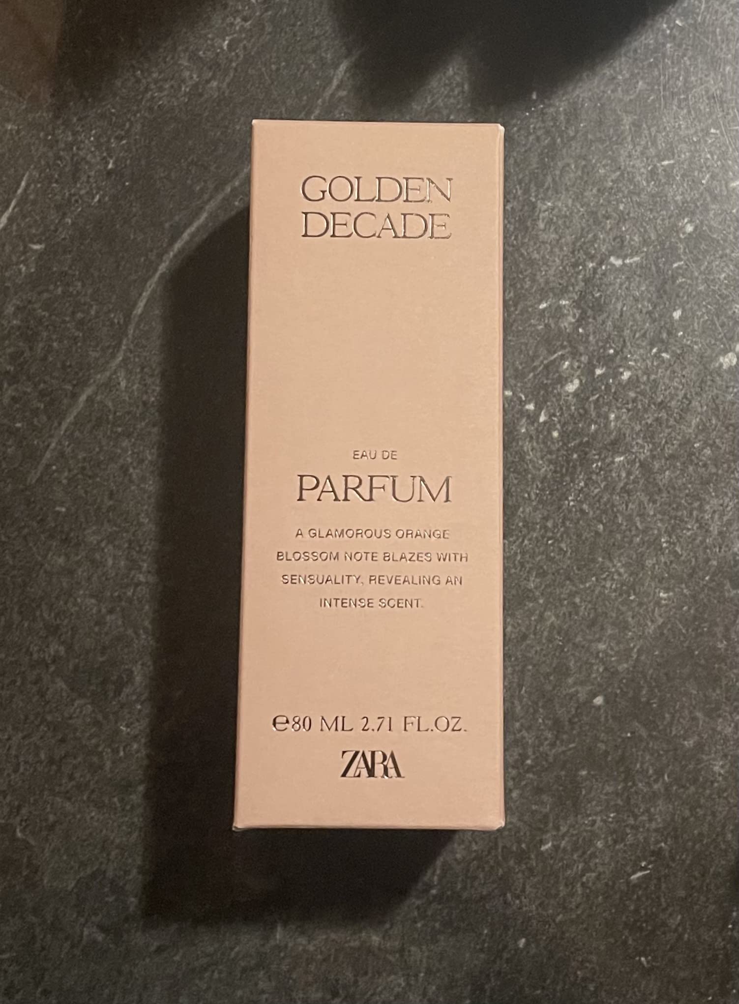 Zara GOLDEN DECADE EDP 80 ML GOLDEN DECADE EDP 80 ML (2.71 FL. OZ). Hypnotic, Warm, and Elegant Eau de Parfum