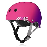 80Six Dual Certified Kids Bike, Scooter, and Skateboard Helmet, Designed by Industry Leading Brand Triple 8