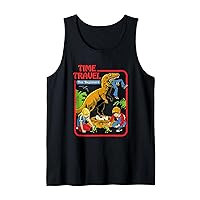 Steven Rhodes Time Travel T-Rex Dinosaur Retro Dark Humor Tank Top