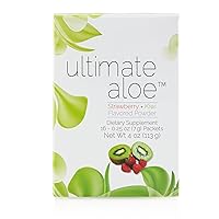 Powder, Strawberry Kiwi Flavored Powder, Healthy Digestive Tract, Promotes Normal Healing, Strong Immune System, Digestive Comfort, Powder Packets, Market America (16 Packets)