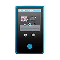 Ematic 8GB MP3 Video Player with FM Tuner, Voice Recorder, Bluetooth, 2.4-inch Touch Screen and SD Slot, Blue