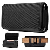 Universal Horizontal Cell Phone Holster Case with Belt Clip for Mobile Phone - XL
