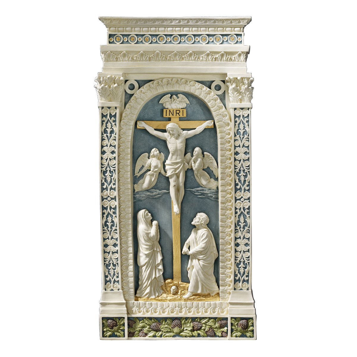 Design Toscano EU33782 Crucifixion (1521) Wall Sculpture,Full Color
