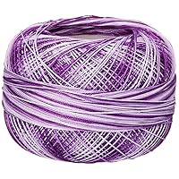 Handy Hands Lizbeth Size 80 HH80162 Cotton Thread, Purple Iris Fusion