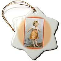 Parkers Ginger Tonic Cute Barefooted Little Girl - Ornaments (orn-169869-1)