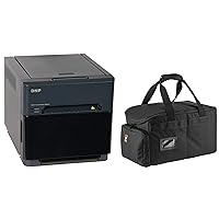 DNP QW410 4.5-inch Dye-Sublimation Professional Photo Printer Bundle with Slinger Padded Printer Carrying Case