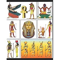 Egyptian Blank Comic Book: 120 comic style paper Large 8.5