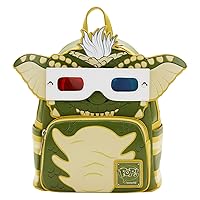 POP by LOUNGEFLY Gremlins Stripe Cosplay Mini Backpack with Removeable 3D Glasses