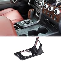 Car Center Console Gear Box Shift Panel Frame Trim Cover Fit Toyot@a Tundra/Sequoia 2007-2013 Car Central Control Gear Shifter Box Panel Protection Frame Decorative Cover Interior Accessories