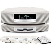 Wave Music System III with Multi-CD Changer - Platinum White (Renewed)