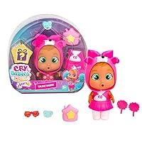 Cry Babies Magic Tears Talent Babies, Roxy - 6+ Surprises, Accessories, Surprise Doll, Great Gift for Kids Ages 3+