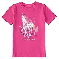 Life is Good Kids' K Ss Crusher Tee Unique Unicorn Rsppnk