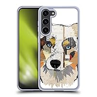 Head Case Designs Officially Licensed Michel Keck Australian Shepherd Dogs 3 Soft Gel Case Compatible with Samsung Galaxy S23+ 5G and Compatible with MagSafe Accessories