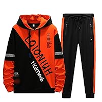 Man Tracksuits 2 Piece Sweatshirts Sweatpants Cardigan Hooded Sets Student Husband Casual Spring Sports Clothes