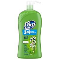 Dial Kids 2-in-1 Body+Hair Wash, Melon, 32 fl oz