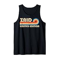 ZAID Name Personalized Funny Retro Vintage Birthday Tank Top