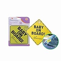 Dreambaby Baby On Board Sign - Baby Safety Awareness Warning Decal - Model L211