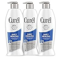 Curel Daily Healing Body Lotion for Dry Skin, Dermatologist Recommended Hydrating Body Lotion with Advanced Ceramides Complex, 3-13 Oz
