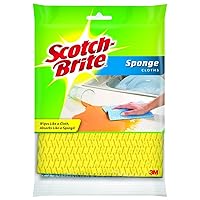 3M 9055 2PK Sponge Cloth, Pack of 1, Assorted