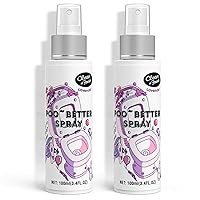 Clean-n-Fresh Toilet Spray for Poop, Lavender 6.8 Fl.Oz, Air Freshener Bathroom Spray, Odor Eliminator| Up to 400+ Uses