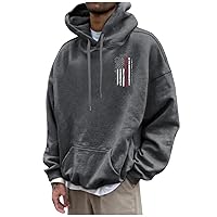 Graphic Hoodies For Men Stripe Gradient Cotton Pullover Thermal Big And Tall Sweatshirt Tie Dye Loose Novelty Hooded