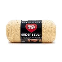 Red Heart Cornmeal Super Saver Yarn, Single