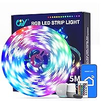 Alexa LED Strip 5 m, RGB LED Lights Smart Room with Remote Control, Works with Alexa, Google Home and App, Alexa Led Strip Light with Multi Scene Modes and Music Sync