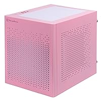 SilverStone Technology SUGO 16 Pink Mini-ITX Small Form Factor case with All Metal Construction, SST-SG16P