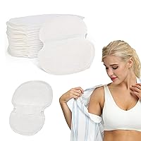 Underarm Sweat Pads for Women and Men [100 PCS], Jarfeit Armpit Pads for Sweating Women, Disposable Armpit Sweat Pads Comfortable, Unflavored,Non Visible