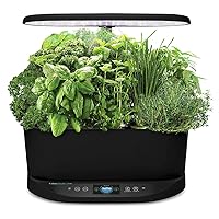 Bounty - Indoor Garden with LED Grow Light, WiFi and Alexa Compatible, Black