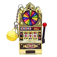 Lucky Gambling Machine Bank with Spinning Reel GameGambling Machine Turntable Funny Lucky Jackpot