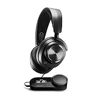 SteelSeries Arctis Nova ProMulti-System Gaming Headset - Premium Hi-Fi Drivers - Hi-Res Audio - 360° Spatial Audio - GameDAC Gen 2 - ESS Sabre Quad-DAC - Stealth Retractable Mic - PC, PS5, PS4, Switch