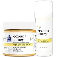 ECZEMA HONEY Original Skin-Soothing Cream & Face & Body Lotion Stick - Bundle for Sensitive & Dry Skin - Cruelty Free…