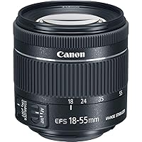 Canon EF-S 18-55 f/4-5.6 is STM, Black (1620C002)