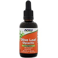 Now Foods Olive Leaf Extract, 2 OZ 18% STD GLYCERITE (Pack of 3)