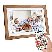 FRAMEO 10.1inch Digital Picture Frame WiFi Smart Digital Photo Frame 1280 * 800 IPS HD Touch Screen, 32GB Memory, auto-Rotate, use “FRAMEO”APP Instantly Shares Photos and Videos-Best Gift