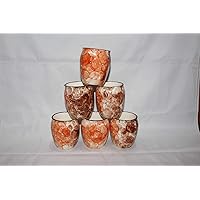 Studio Pottery Ceramic Kulhad Cup Kulad Mug Coffee & Chai Kullad Tea Cups Set of 6 (180 ML, Dishwasher & Microwave Safe)