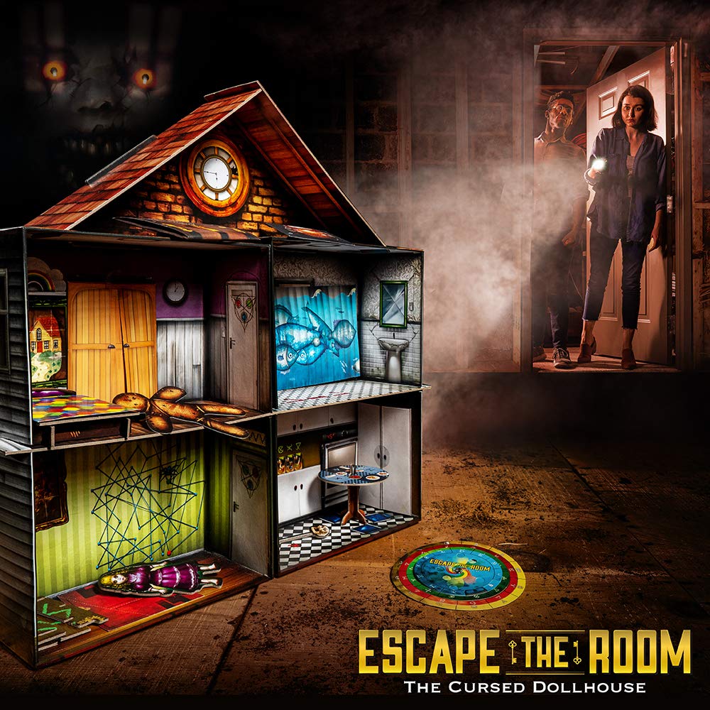 Think Fun Escape The Room The Cursed Dollhouse – an Escape Room Experience in a Box for Ages 13 and Up