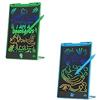 LCD Writing Tablet for Kids 2 Pack, Hockvill Toys 8.8 inch Colorful Doodle Drawing Tablet Pad, Toys for 3 4 5 6 7 8 Year Old Girls Boys Kids