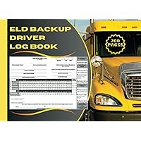 ELD Backup Driver Log Book For Truckers With 200 Single-Sided Carbonless Pages: Detailed Checklist & Vehicle Inspection Report For Trucks
