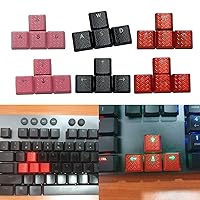Keycaps, DIY Keyboard Keys 4pcs ABS Backlit GL Tactile Keycap for w/Texture Non-Slip Cover for G913 G915 G813