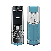 VERTU Signature V Stainless Steel Luxury Business Phone (Blue)