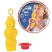 Bubble Bear 6 oz Bubble Blowing Squeeze to Blow Toy for Kids (Assorted Colors)