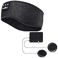 MUSICOZY Sleep Headphones Bluetooth Sports Headband & Bluetooth 5.2 Module Kit with Speakers and Charging Cable