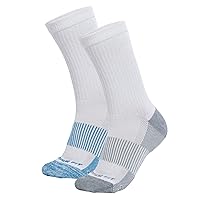 Copper Fit Unisex Crew Length Sport Socks, 2 Pair