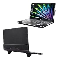 Protective Stand Case Cover for Samsung Galaxy Book4 & Galaxy Book 4/3 360 & Galaxy Book2/1 Pro & Galaxy Book 2/1 Pro 360 15.6 inch with Kickstands,15.6-Black