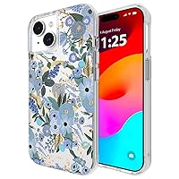 Rifle Paper Co. iPhone 15 Case [Compatible with MagSafe] [12ft Drop Protection] Cute iPhone Case 6.1