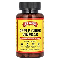 Apple Cider Vinegar Capsules - Vitamin D3 & Zinc - 750mg of Acetic Acid – Immune & Weight Management Support - Non-GMO, Vegan, Gluten Free, No Sugar (1)
