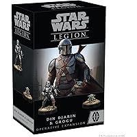 Star Wars Legion Din Djarin & Grogu Expansion | Two Player Battle Game | Miniatures Strategy Game for Adults and Teens | Ages 14+ | Average Playtime 3 Hours | Made by Atomic Mass Games