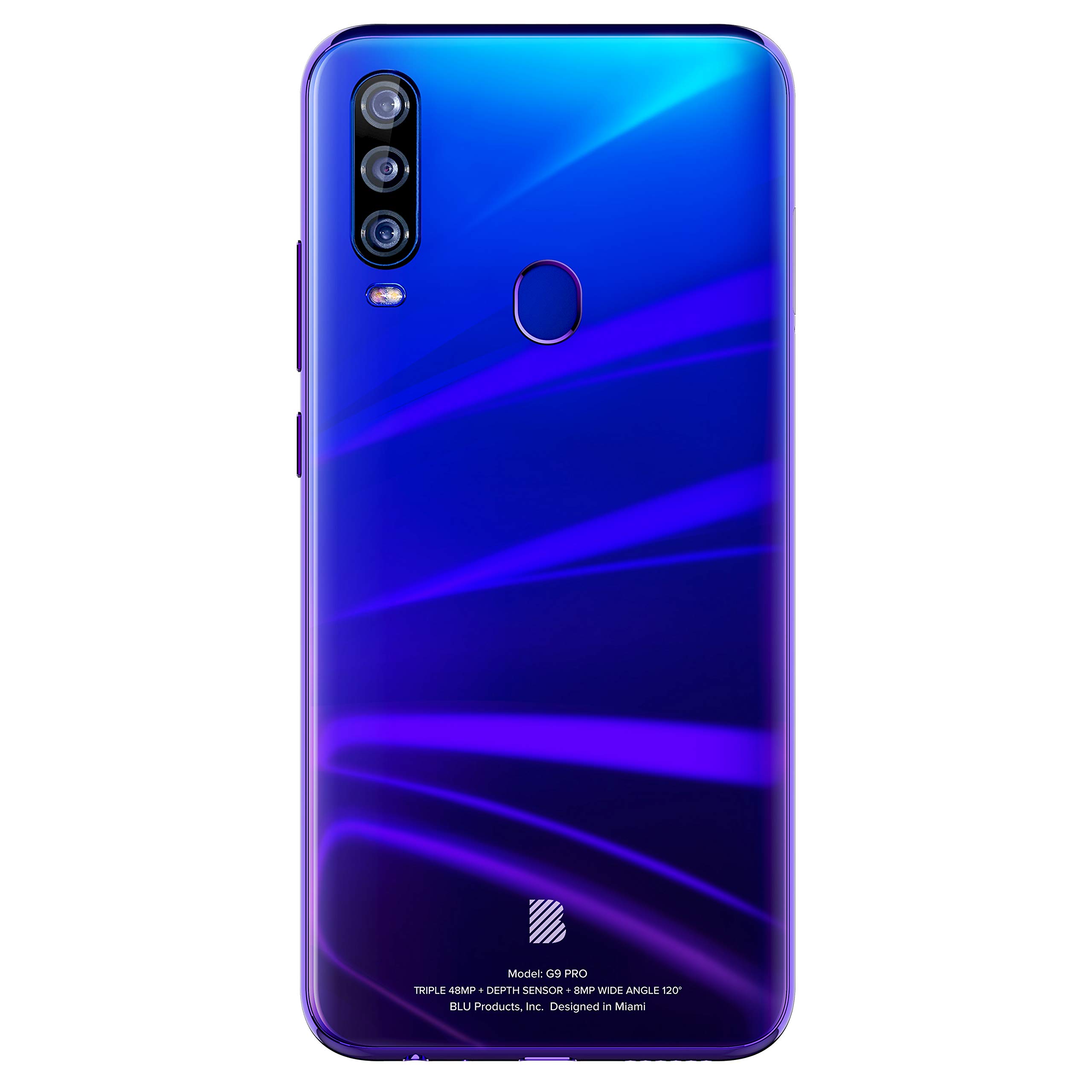 BLU G9 PRO | 2020 | All Day Battery | Unlocked | 6.3” HD+ Infinity Display | 128 GB | Triple 48MP Camera | US Version | US Warranty | Nightfall